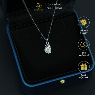 Dây chuyền mặt hồ ly bạc 925 hột cao cấp | lucky jewelry