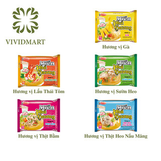 [GÓI LẺ] - ACECOOK - Miến Phú Hương 5 vị Thịt Bằm, Thịt Heo Nấu Măng, Sườn Heo, Lẩu Thái Tôm và Thịt Gà (53g - 60g/gói)