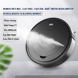 ROBOT HÚT BỤI LAU NHÀ BOWAI [HÀNG CHÍNH HÃNG] Tự Động Hút Bụi-Quét-Lau Sàn -Cảm Ứng Thông Minh.