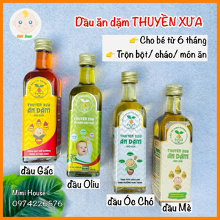 Date 2025 Dầu ăn dặm Thuyền Xưa Foods, dầu ăn dặm cho bé từ 6 tháng