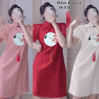 I BIG SIZE I - ĐẦM NỮ THỜI TRANG ĐI CHƠI TẾT SIZE 50 - 90KG - BJTY SHOP BIG SIZE