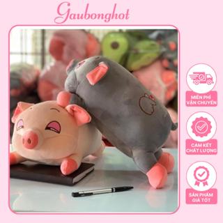 Gấu bông Heo phê cần - Heo bông mắt ngủ - Gấu Bông Fluffy ❤️Xưởng Gấu Hoa Bình❤️