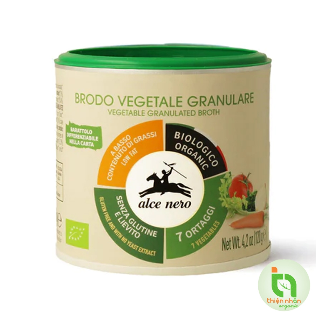 Hạt nêm hữu cơ Alce Nero 120g