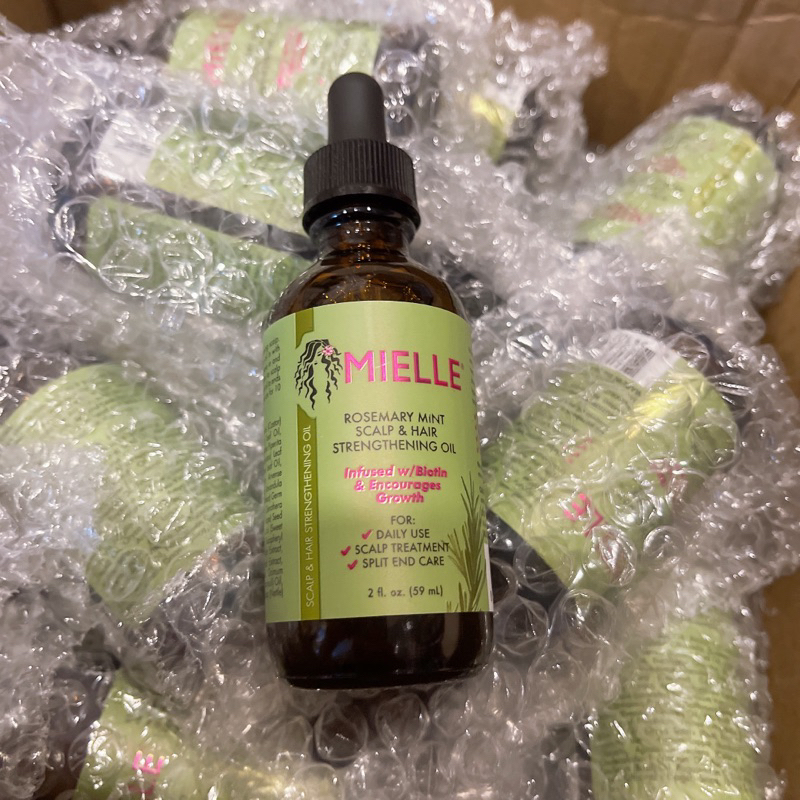 Dầu Dưỡng Dài Tóc Mielle Organics Rosemary Mint Scalp & Hair Strengthening Oil