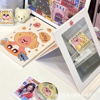 Gương Trang Điểm Gấp Gọn Để Bàn Hình Loopy Dễ Thương Phong Cách Hàn Quốc