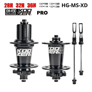 Đùm mayo hub gắn xe đạp mtb touring sport bike, có 6 bạc đạn, 6 cá siêu trớn koozer xm490 pro ti đùm qr