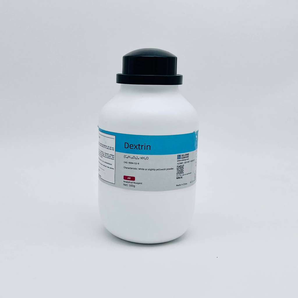 Hóa chất Dextrin (AR, Chai 500G, Xilong, Cas 9004-53-9)