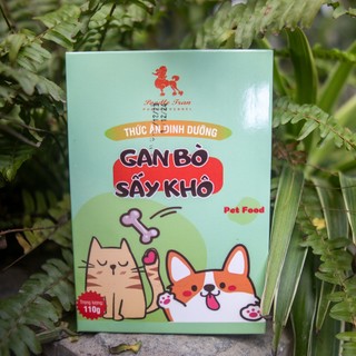 Gan Bò Sấy Khô Poodle Trần Bổ Sung Đạm , Omega 3 , Vitamin , Khoáng Chất Cho Chó Mèo