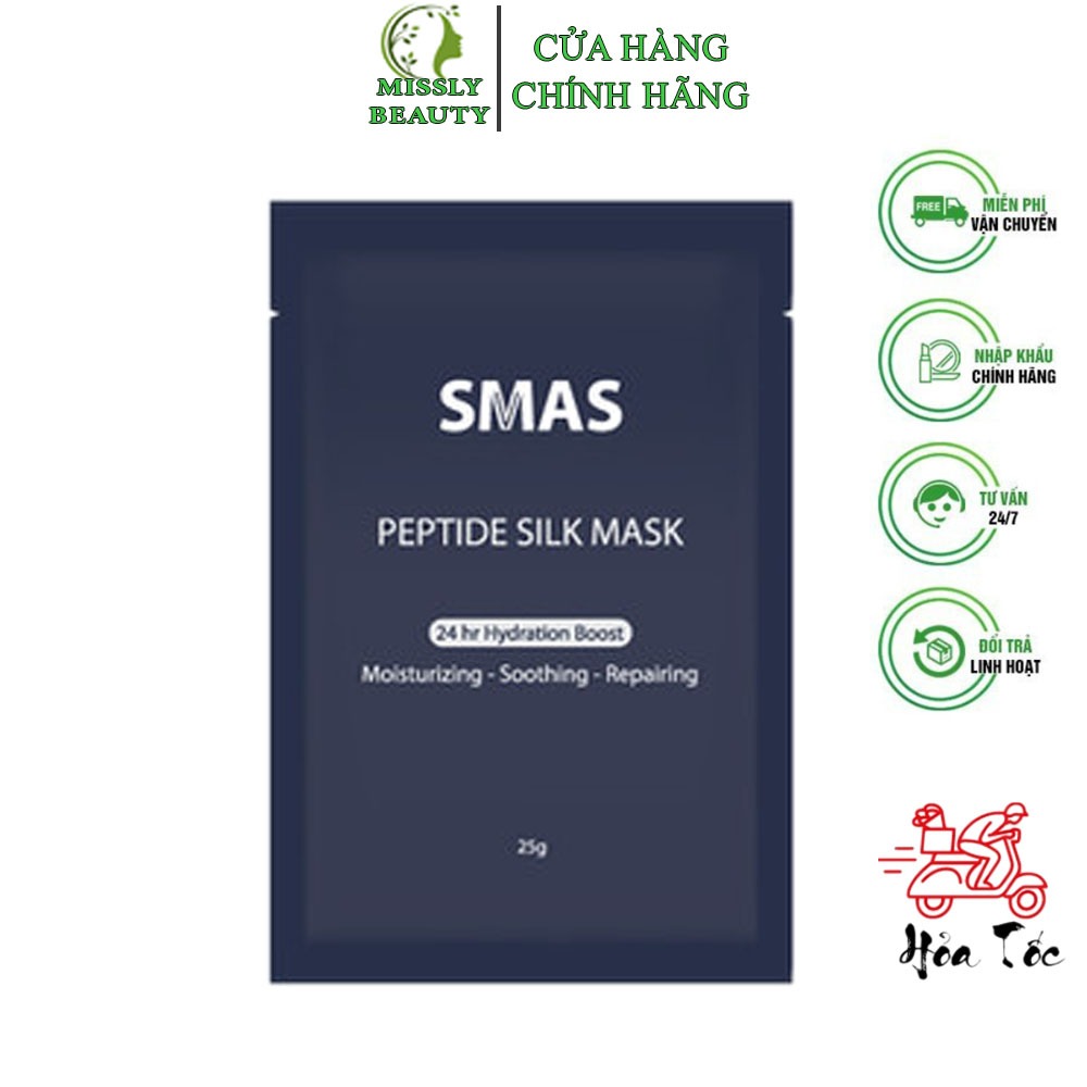 Mặt Nạ Dưỡng Và Phục Hồi Da KARMEL smas Peptide Silk Mask Malaysia