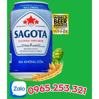 Bia không cồn Sài Gòn Sagota lon 330ml