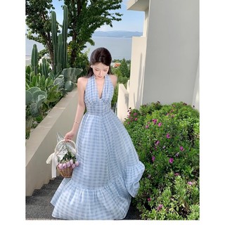 [Vui lòng nhắn tin shop trước khi đặt đơn] ĐẦM CỔ YẾM CARO SUMMER 5421