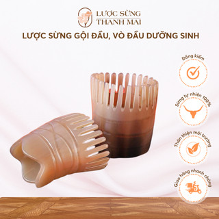 Lược Sừng Gội Đầu, Vò Đầu Dưỡng Sinh Bằng Sừng Bền Đẹp | LƯỢC SỪNG THANH MAI