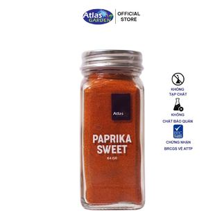 Paprika Sweet 64g - Bột ớt paprika sweet không cay Atlas Garden
