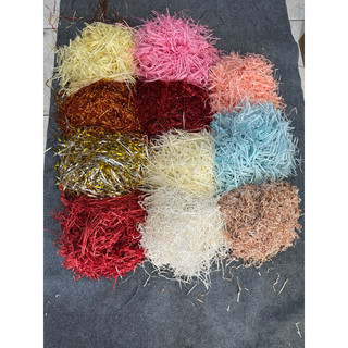 Giấy rơm 1kg bỏ hộp hoa , giỏ quà