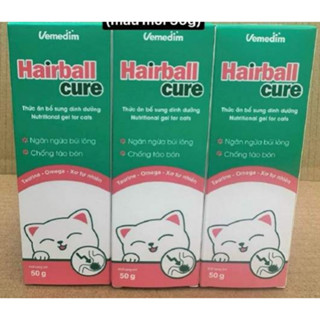  Hairball Cure - Gel tiêu búi lông trong dạ dày và đường ruột chó mèo - Vemedim 