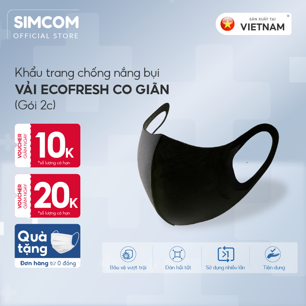 Khẩu trang 3D 4 lớp công nghệ Nhật bản màu đen, chống bụi mịn, kháng khuẩn hàng cao cấp, set 10 chiếc, set 50 chiếc