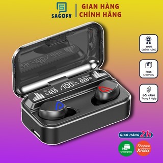 Tai nghe bluetooth không dây S10 Pro, M10, M27, F9, M19 V5.3 gaming nhét tai âm thanh 9D có micro S P