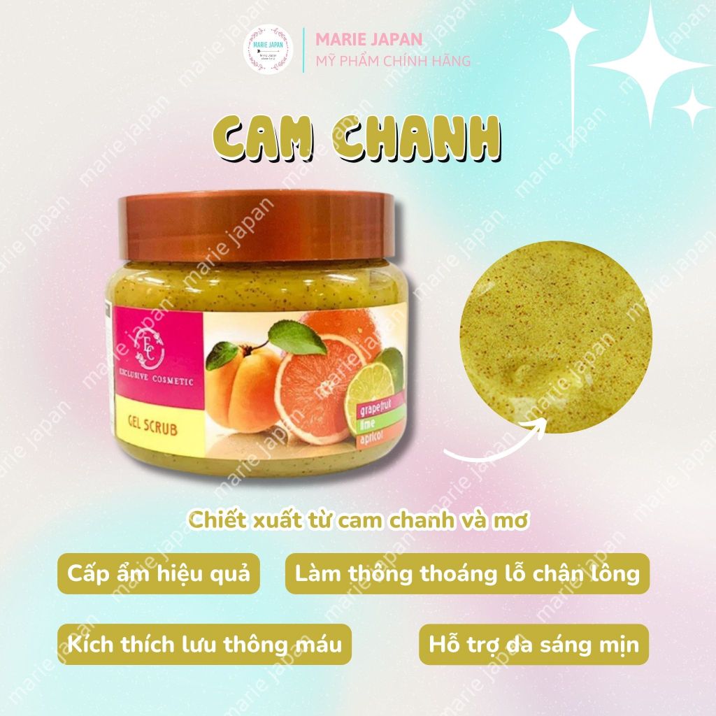 Tẩy Tế Bào Chết Body Exclusive Cosmetics Dưỡng Trắng Mịn Da Nga - Hộp 380g