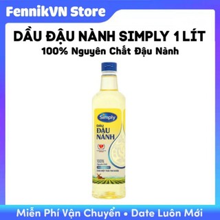 Dầu đậu nành simply chai 1l