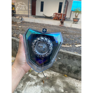 Choá đèn bi cầu rồng lắp cho xe xmen ( mặt nạ bi cầu)