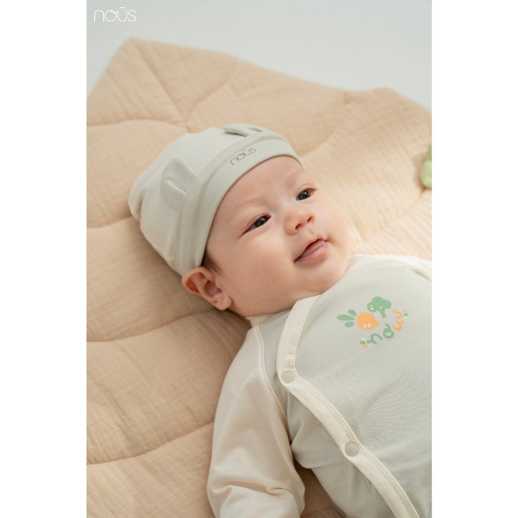 NEW Bộ Quần Áo Dài Tay Nous Vải Petit Mềm Mại An Toàn Cho Bé Từ Sơ Sinh Size Newborn Chính Hãng Nhiều Mẫu