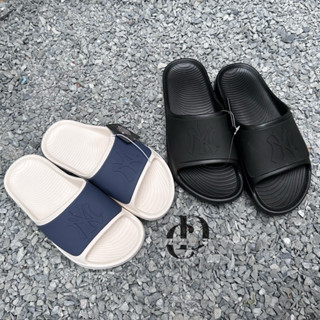 [CHÍNH HÃNG] DÉP MLB NỘI ĐỊA HÀN ĐÚC NGUYÊN KHỐI LOGO NY  -DÉP QUAI NGANG UNISEX - CÓ BILL MUA HÀNG