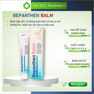 BEPANTHEN BALM - Kem bôi chống hăm cho bé, nứt núm vú cho mẹ [bebanthen / betathen / trapanthen] (Tuýp 30g)