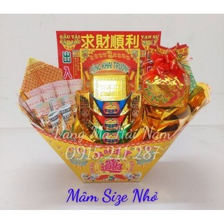 Trọn bộ mâm cúng khai trương - đầy đủ tiền vàng & giấy cúng