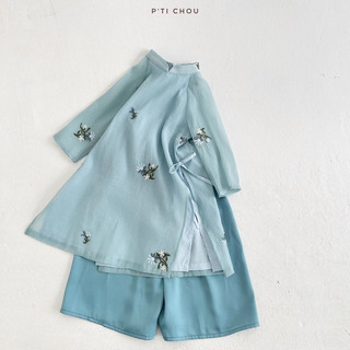 Áo dài Thanh Cúc | Áo dài bé gái thiết kế P’ti chou