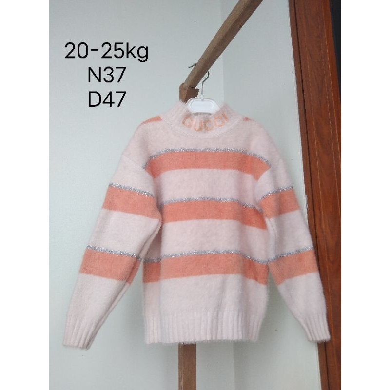 Áo len, áo len lông thỏ 2hand cho bé gái