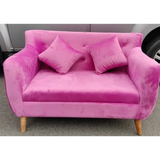 Sofa nhung mini, sofa mini, sofa 1m2, ghế sofa nhỏ gọn - bh 12 tháng