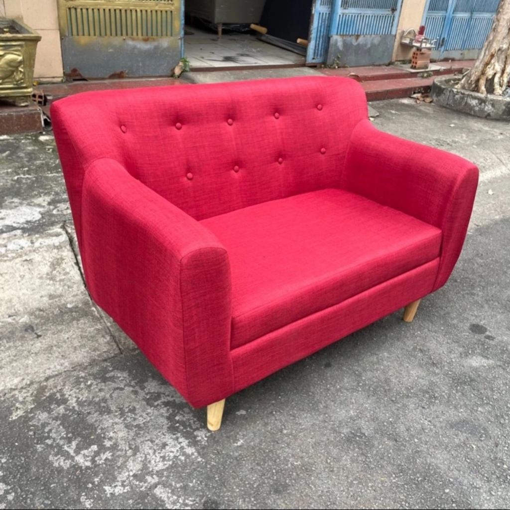 Sofa nhung mini, sofa mini, sofa 1m2, ghế sofa nhỏ gọn - bh 12 tháng