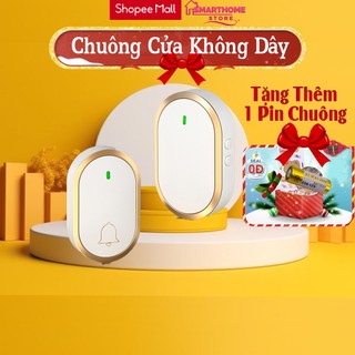 Chuông Cửa Không Dây MitsuEvo Chống Nước 60 Kiểu Chuông Truyền Cực Xa (Tặng 1 Pin )