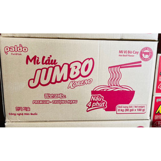  Mì lẩu JUMBO Koreno : Thùng 8kg  80gói x 100g  HÀNG CHÍNH HÃNG 
