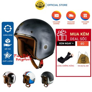 Mũ Bảo Hiểm Royal M20C Tem Màu, Logo Viền Đồng - BH Chính Hãng 12 Tháng (Tặng Khăn Trùm Ninja + Túi)