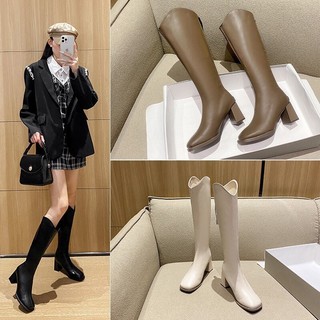Min's shoes - giày bốt đùi da mềm ôm chân cao cấp bốt 452
