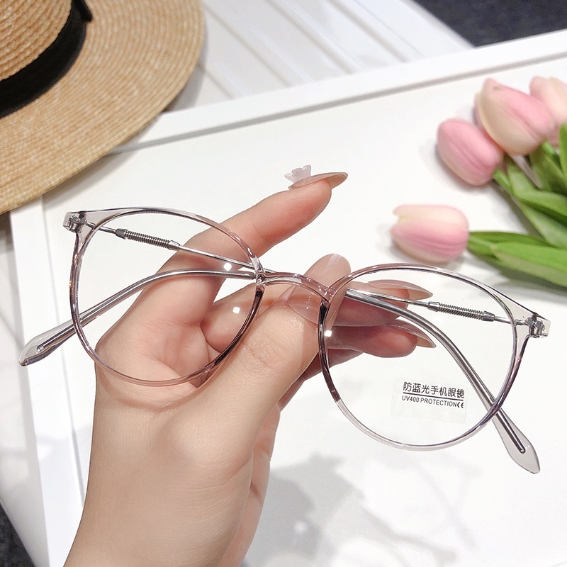 Gọng kính cận tròn có độ Tuyết Nhung, chống ánh sáng xanh, chống tia UV dành cho học sinh, sinh viên - MÃ Z2929 | BigBuy360 - bigbuy360.vn