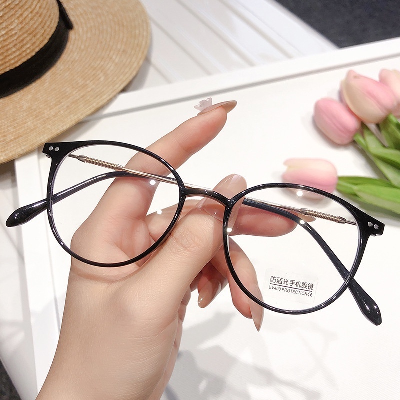 Gọng kính cận tròn có độ Tuyết Nhung, chống ánh sáng xanh, chống tia UV dành cho học sinh, sinh viên - MÃ Z2929 | BigBuy360 - bigbuy360.vn
