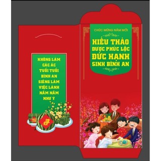 Sấp 10 bao lì xì phật giáo