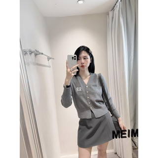 Áo len dệt kim cardigan dài tay