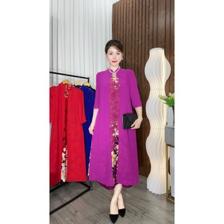 ĐẦM LỤA MANGO CHO BÀ VÈ MẸ