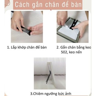 Chân chống khung ảnh để bàn - Bách Decor