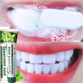 Kem Đánh Răng Làm Trắng Răng loại bỏ cao răng hôi miệng tẩy ố vàng 100g Bạc hà tươi mát kháng khuẩn làm sạch sâu