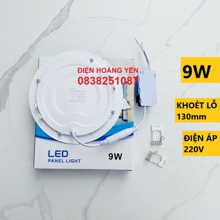 ĐÈN LED ÂM TRẦN 9W PHI 130mm BẢO HÀNH 12 THÁNG