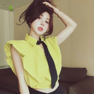 Áo Kiểu Cổ Sơmi Tay Ngắn Freesize Năng Động