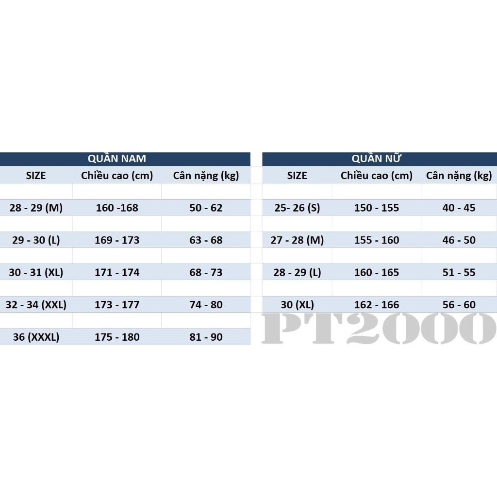 PT2000 FASHION - Quần jeans nam