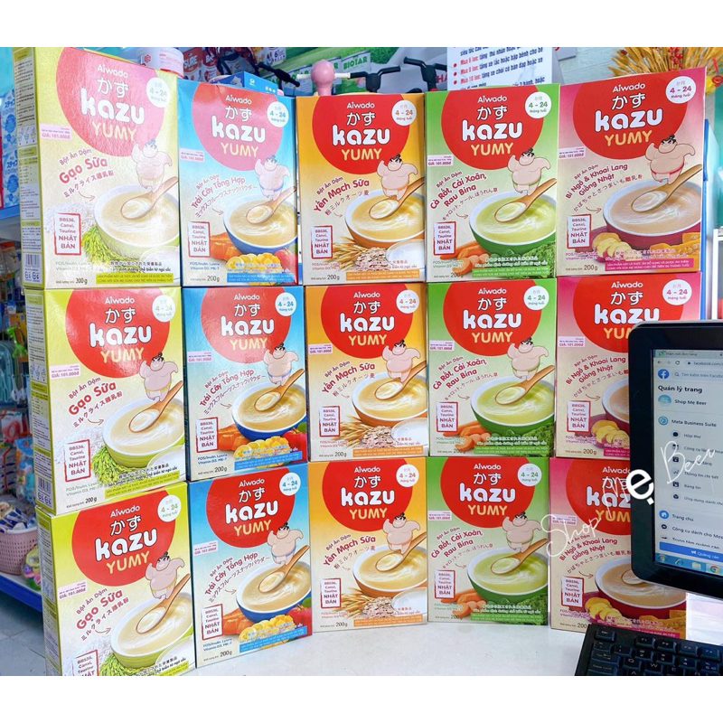 bột ăn dặm kazu