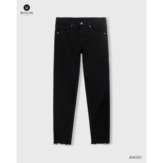 Quần Jean Nam Wash Đen Basic BEACON DENIM Form Slim Fit Phong Cách Mã JD304/4020