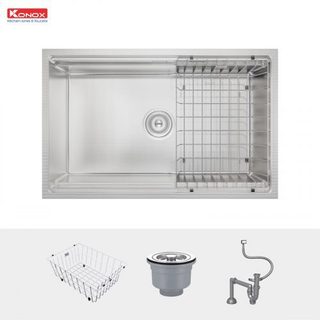 Chậu rửa bát chống xước konox kn7044su dekor, kt 70*44cm
