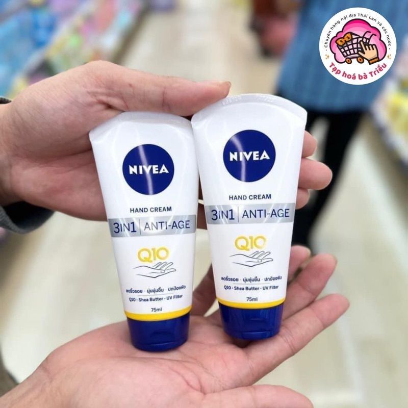 KEM DƯỠNG DA TAY CHỐNG LÃO HÓA NIVEA Q10 HAND CREME ANTI AGE 75ml